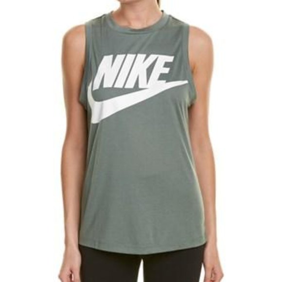 Nike Tops - Nike Nsw Essential Muscle Tank In Green